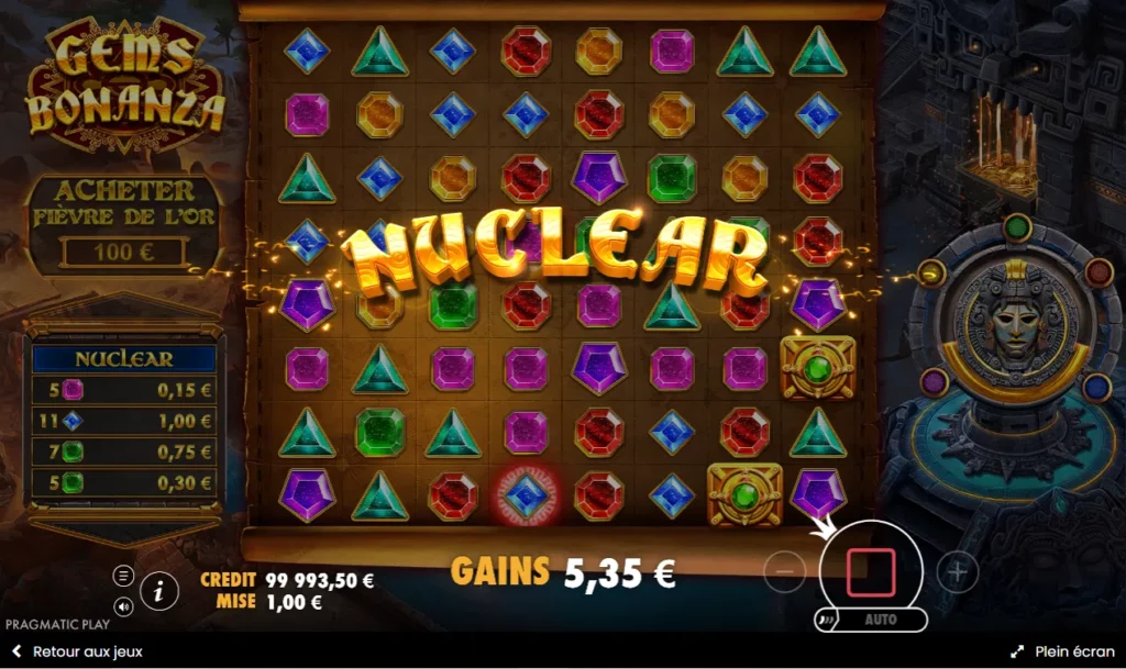 Gems Bonanza : graphisme