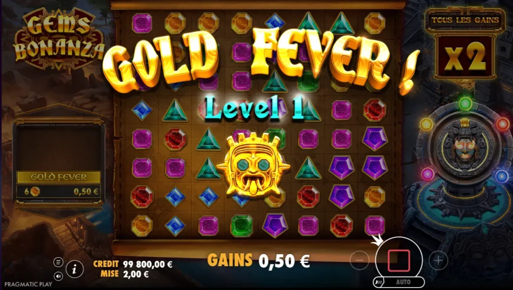 Gems Bonanza : jackpot