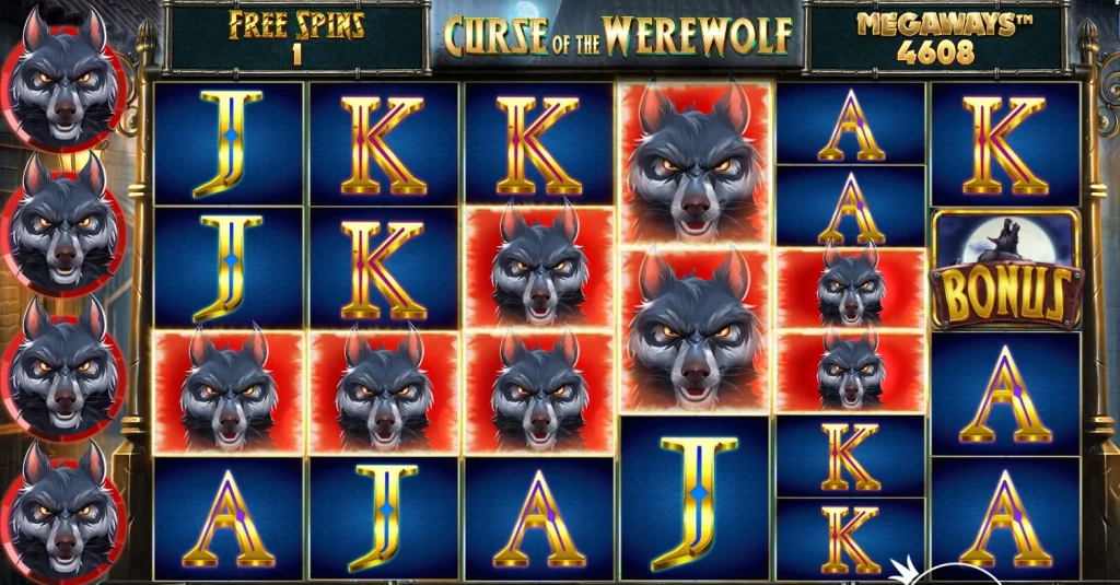 full wilds bonus connexion curse of the werewolf megaways pragmatic play