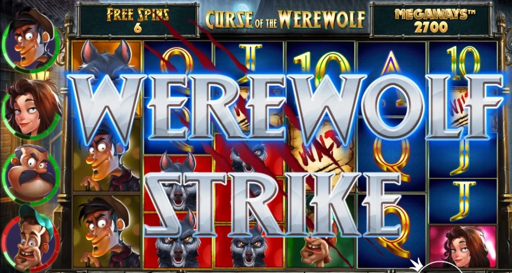 werewolf strike bonus de curse of the werewolf megaways pragmatic play