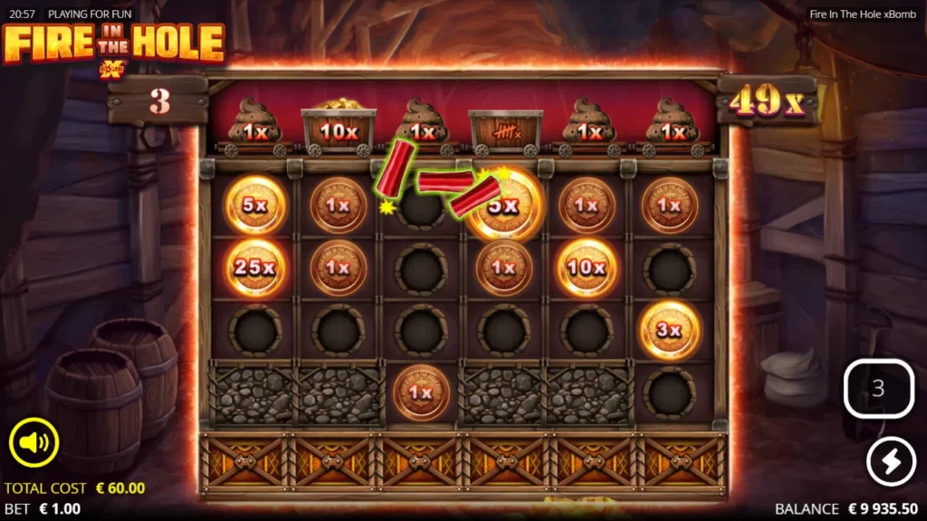 Machine à sous Fire in the Hole : jackpot