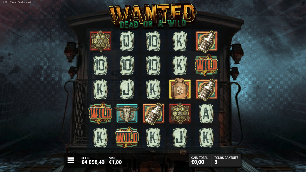 Explication du bonus The Great Train Robbery de Wanted Dead or a Wild de Hacksaw Gaming