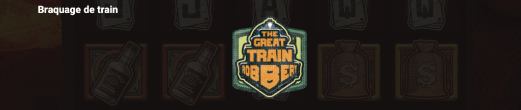 Symbole The Great Train Robbery de la machine a sous Wanted Dead or a Wild de Hacksaw Gaming