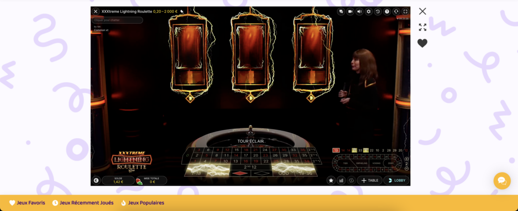 xxxtreme lightning roulette simsinos