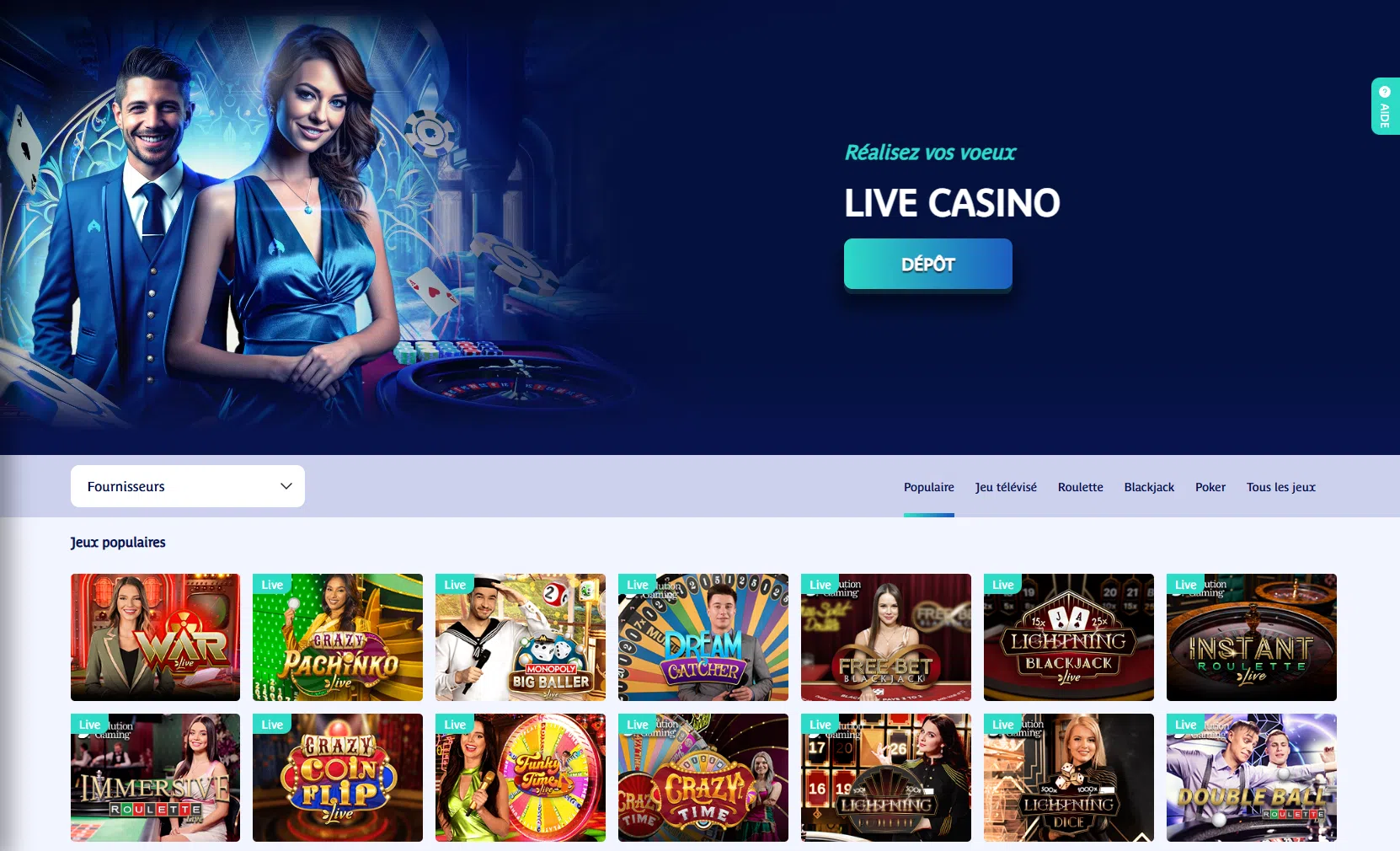 live casino de prince ali