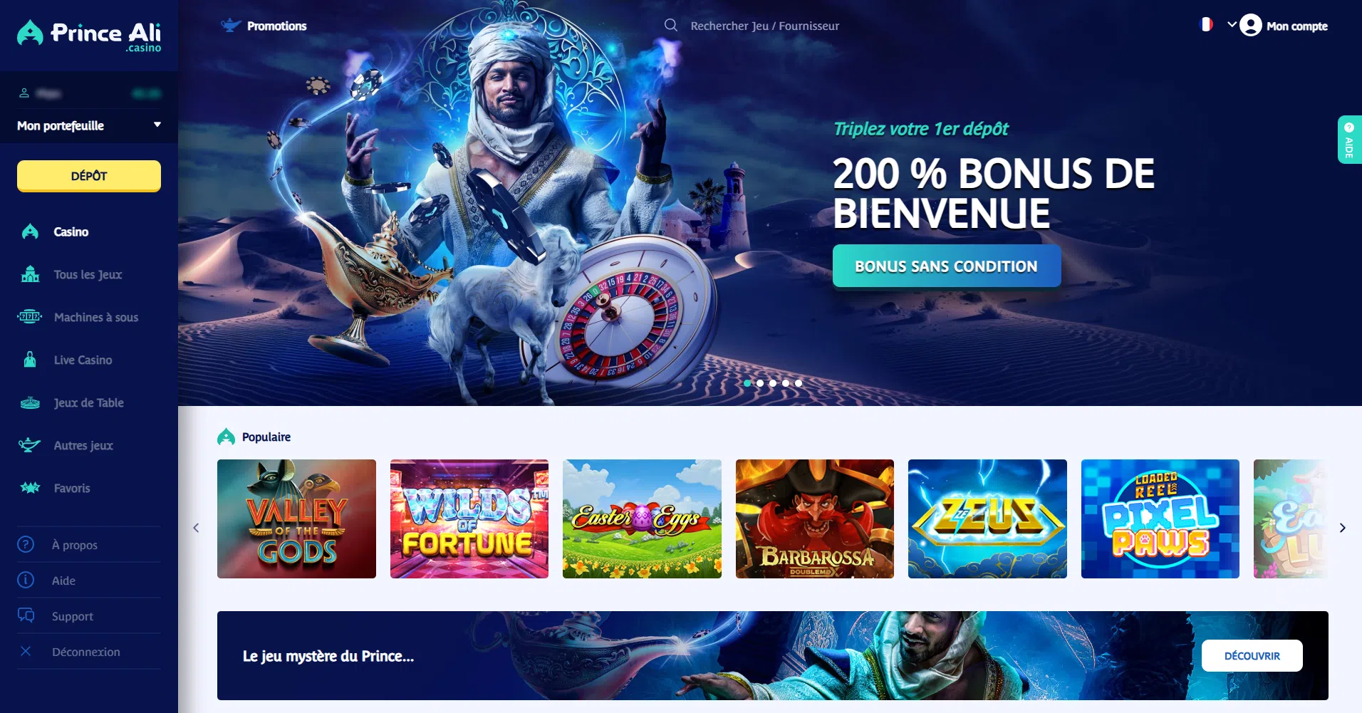 prince ali casino