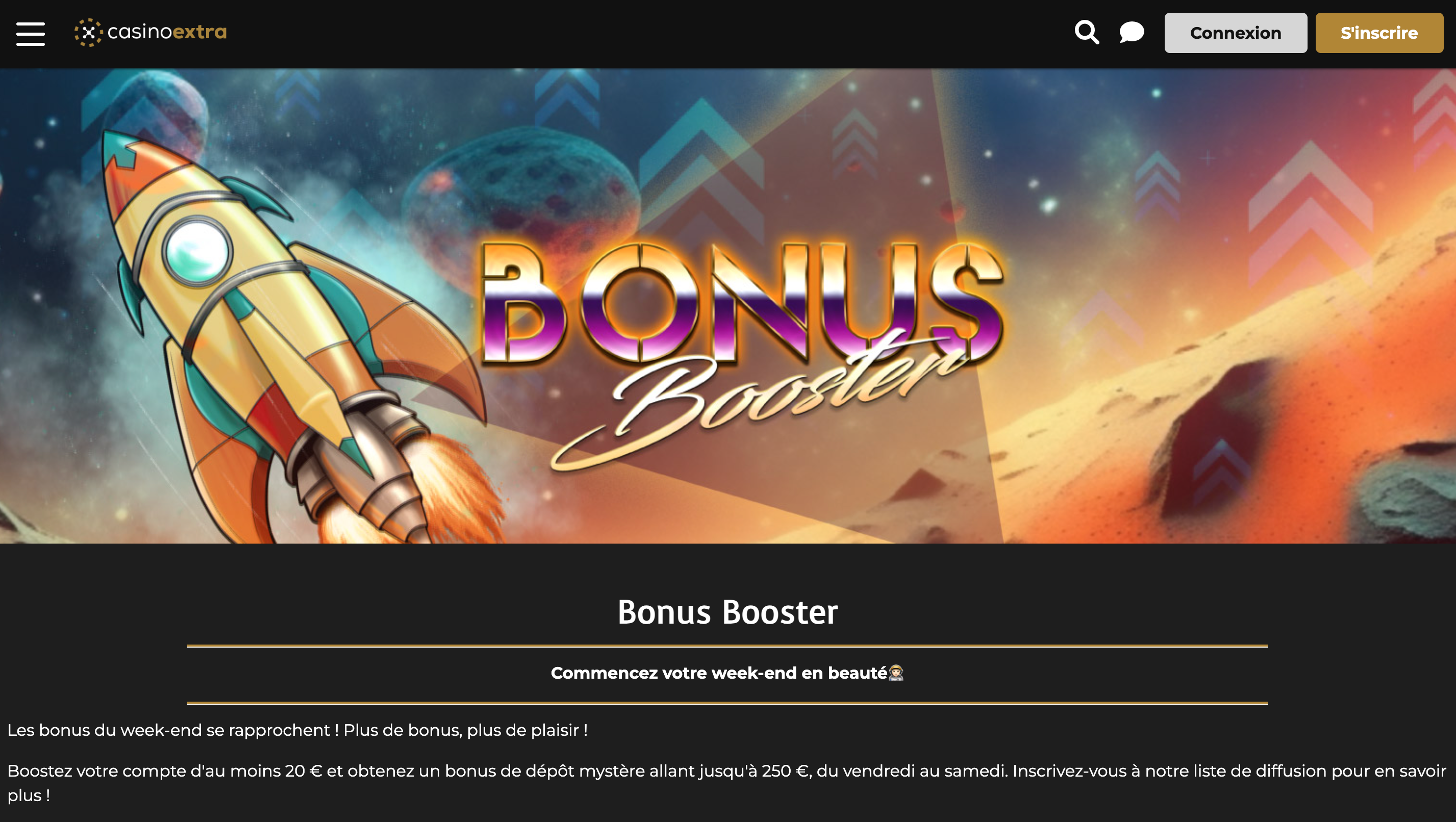 bonus booster casino extra