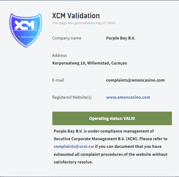 XCM Validation