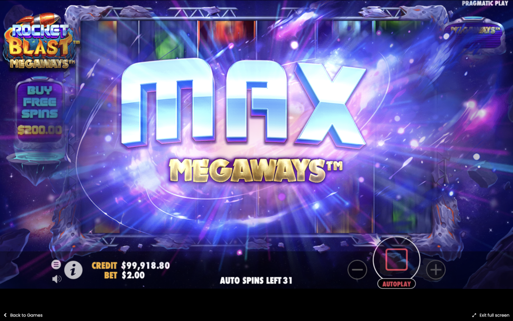 Rocket Blast Megaways permet d'avoir une fonctionnalité avec max Megaways

Top 5 des machines à sous Megaways 2023