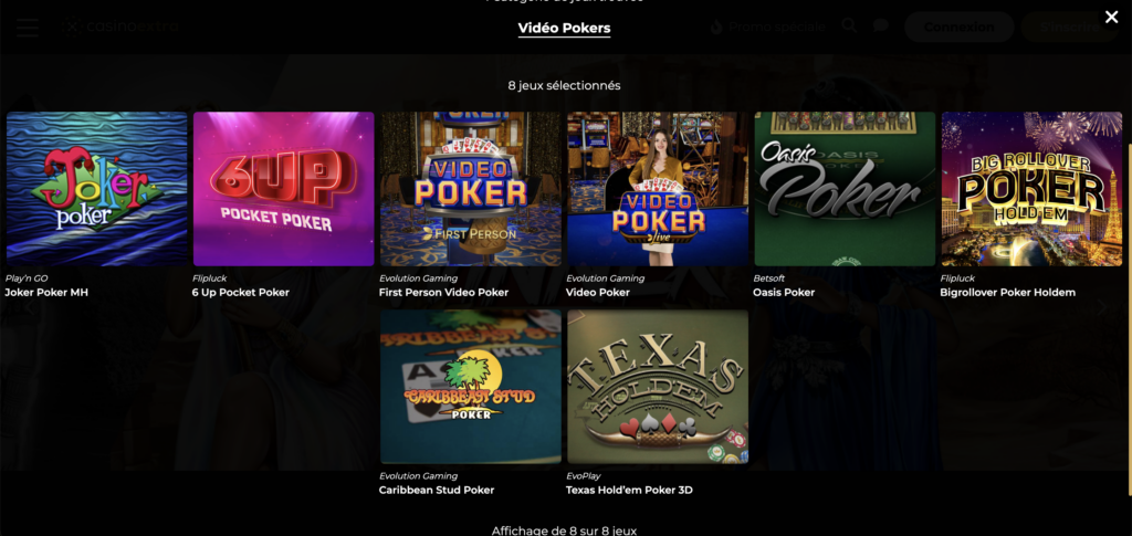 poker casino extra
