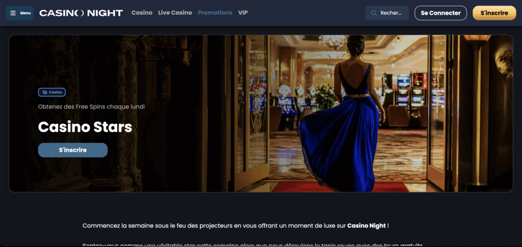 bonus du lundi casinonight