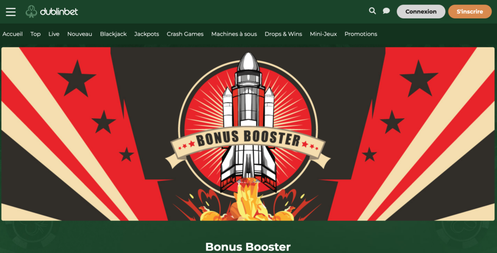 bonus booster dublinbet