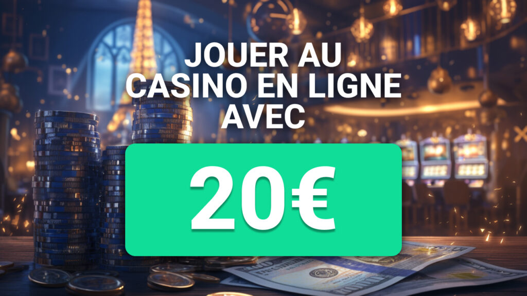 Jouer au casino en ligne avec 20€