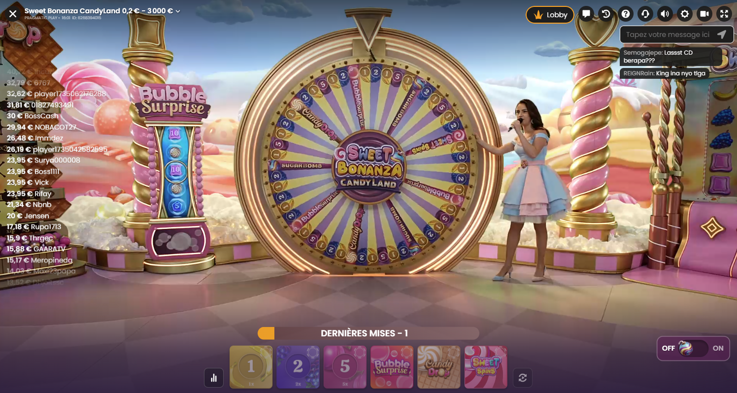 sweet bonanza candyland