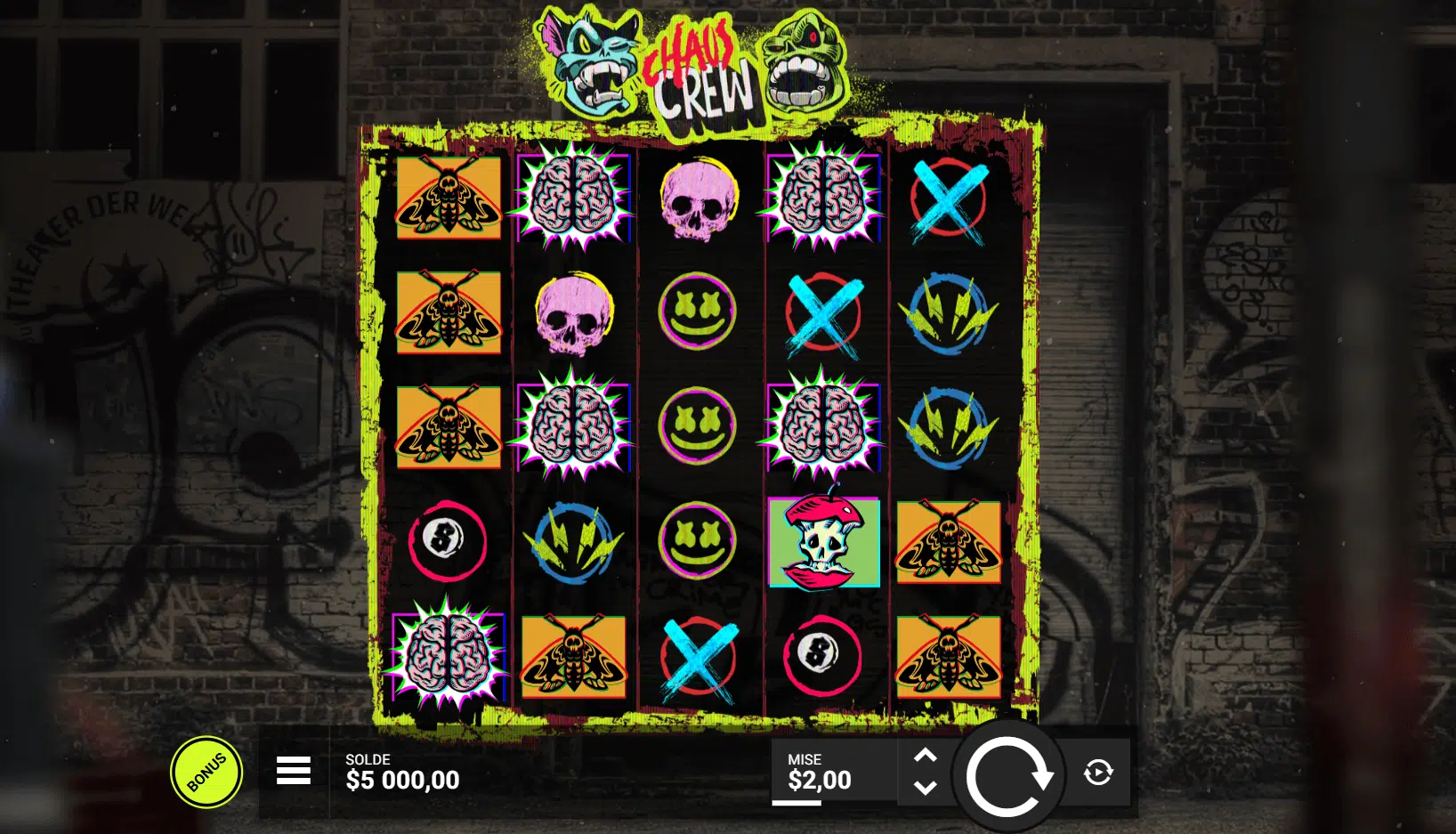 Machine à sous Chaos Cew Hacksaw Gaming 