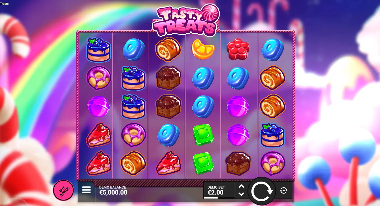 Machine à sous Tasty Treats d'Hacksaw Gaming