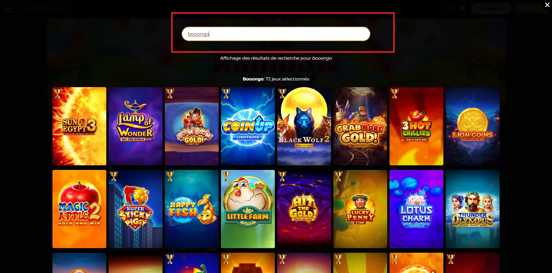 Booongo est disponible sur Casino Extra