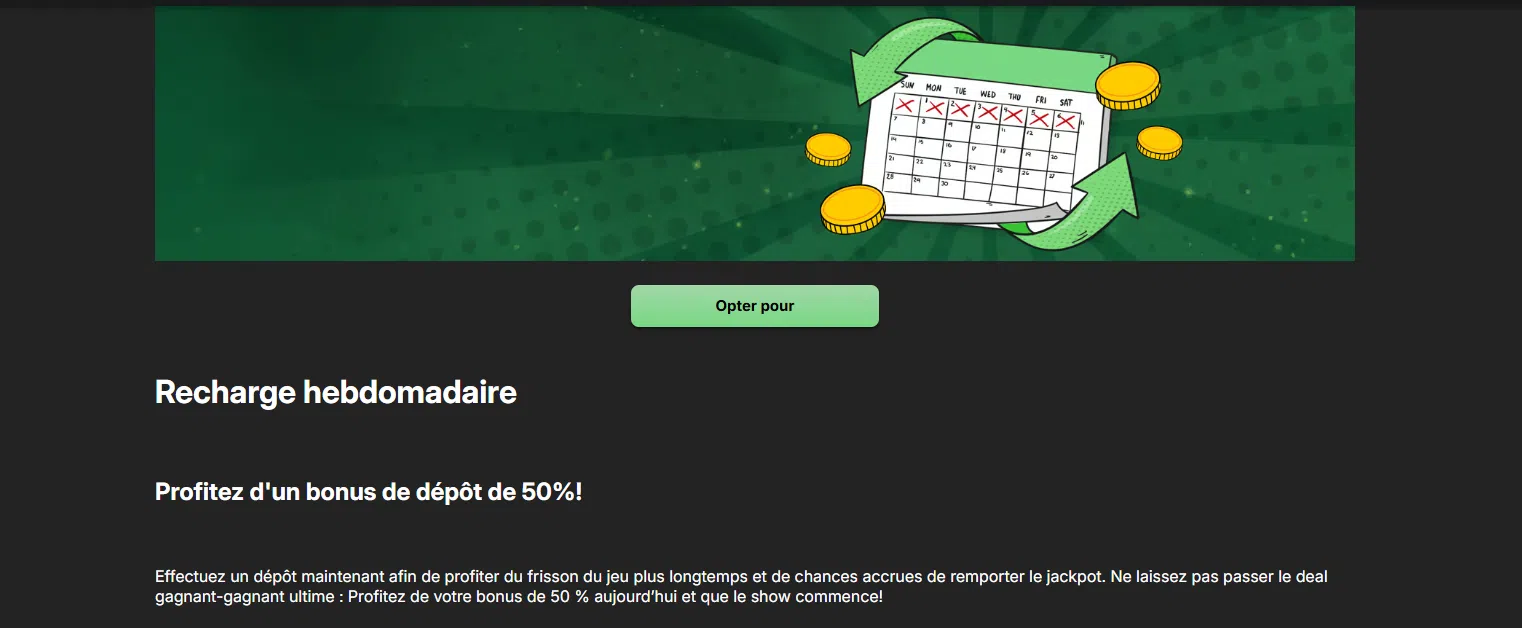 bonus sur dépôt betblast