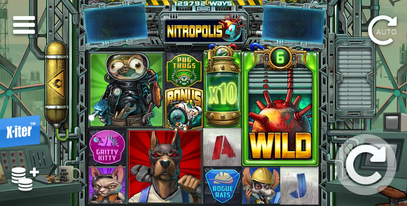 Nitropolis 4 est un jeu d'ELK Studios