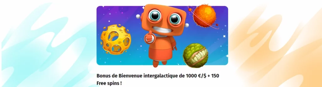 Happy Hugo bonus de bienvenue