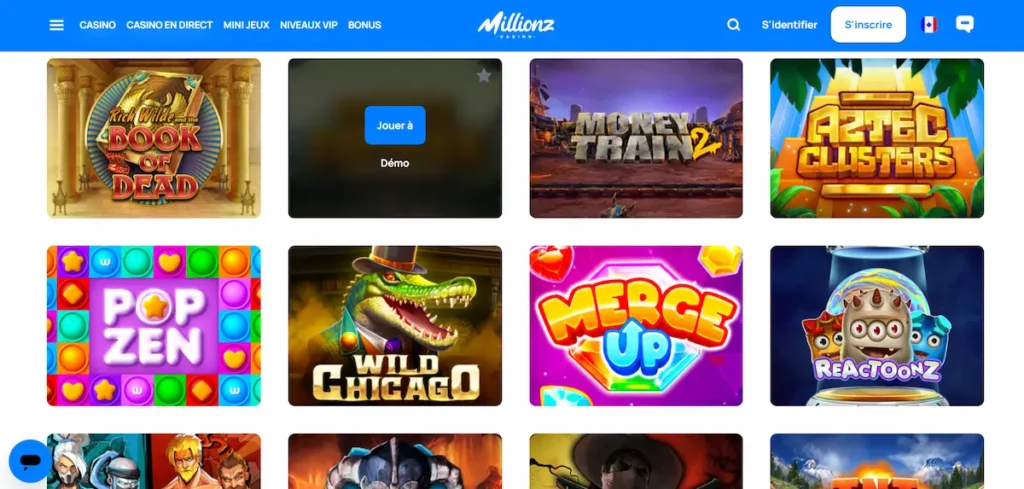Machines Ă sous bonus sans wager