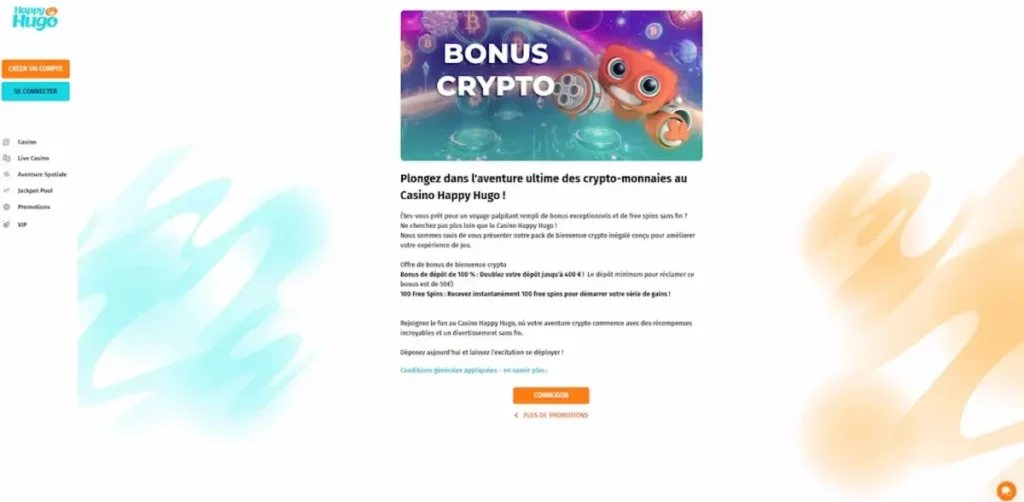 Bonus casino Bitcoin