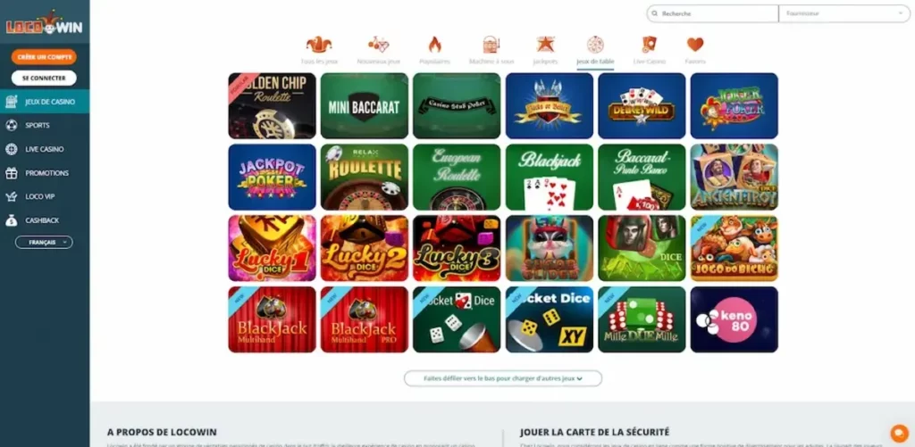 Jeux disponibles casino bitcoin