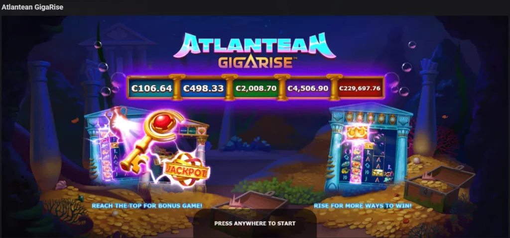 Machine à sous Atlantean GigaRise