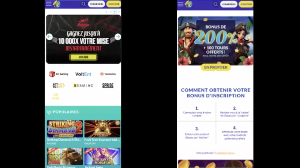 Lucky Treasure casino mobile