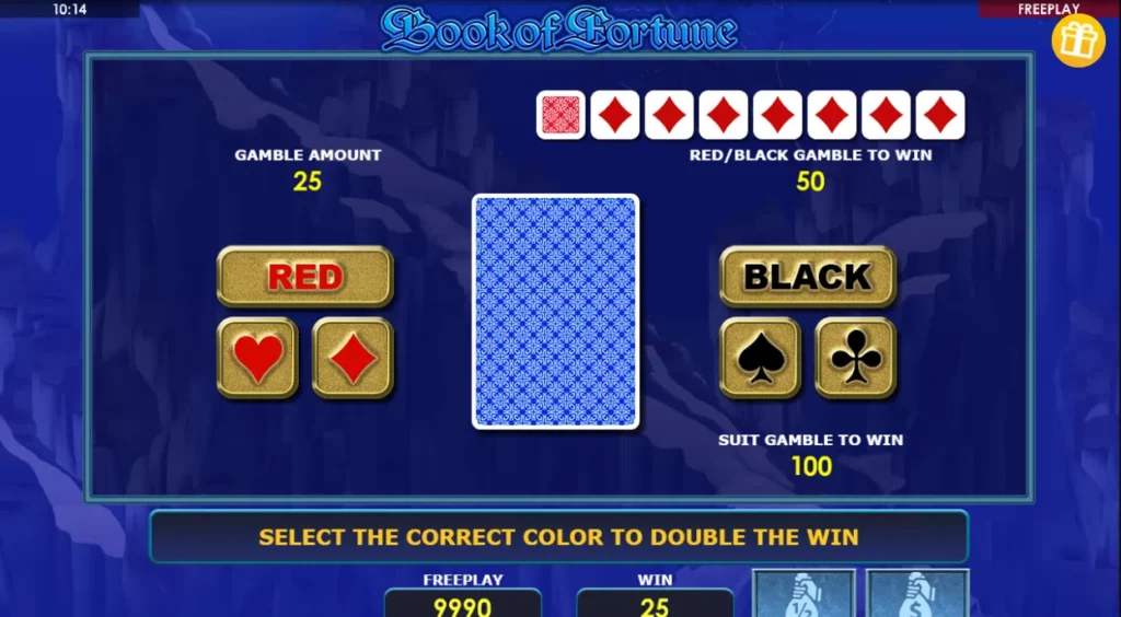 Machine à sous Book of Fortune : caractéristiques