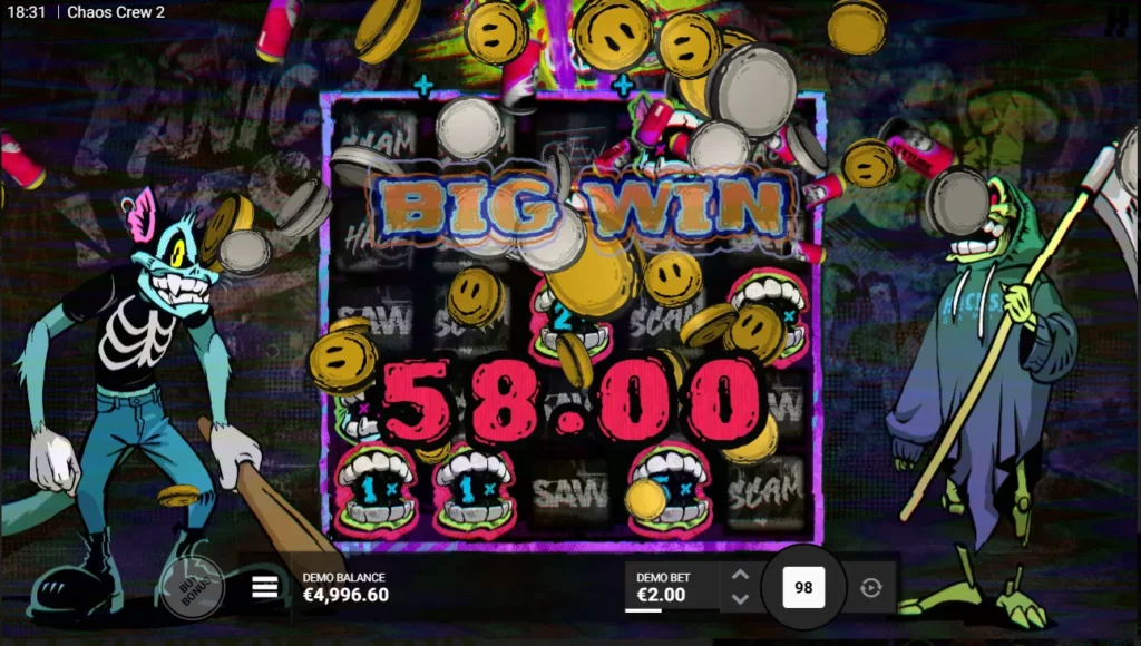 Machine à sous Chaos Crew 2 : jackpot