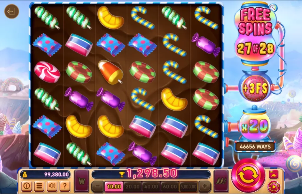 Machine à sous Choco Reels : free spins