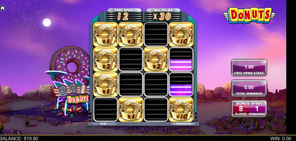 Machine à sous Donut : jackpot