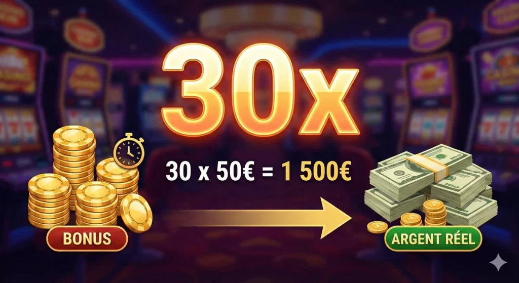 Les conditions du bonus